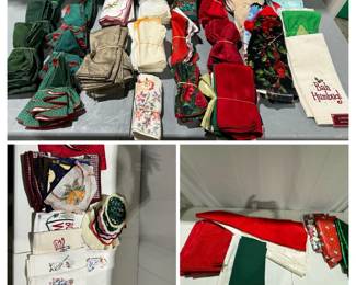 Christmas Table Linens, Oh My