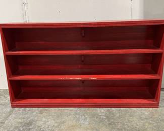 Red Painted Shelf