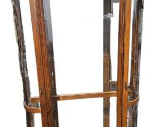 Curio Cabinet with Beveled Glass