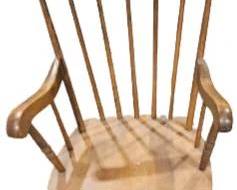 S. Bent Bros Vintage Colonial Kids Rocking Chair