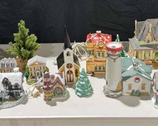 Christmas Miniature Homes and More