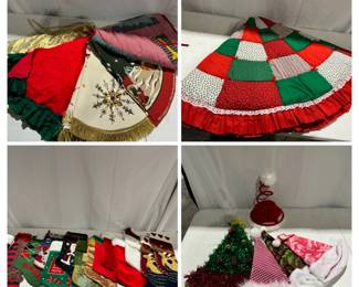 Tree Skirts, Santa Hats, Stocking