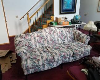 Floral Couch Sofa--New/Lightly Used