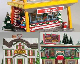 Three Sets Hersheys Chocolate Shop, McDonalds, And Ronald McDonald House
