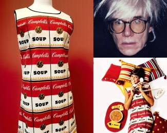 The Souper Dress! inspired by Andy Warhol. $3,995