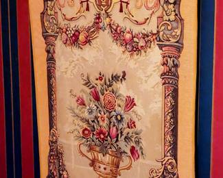 Embroidered Wall Tapestry bid #110