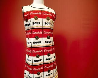 An original Andy Warhol "Souper Dress" $3,995