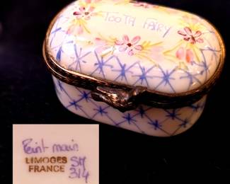 Limoges Trinket Box, a surprise for the Tooth Fairy!