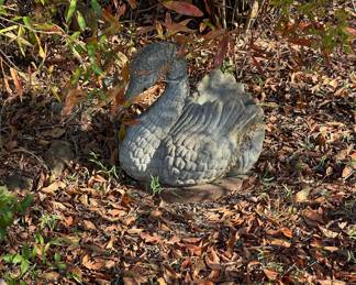 Concrete swan