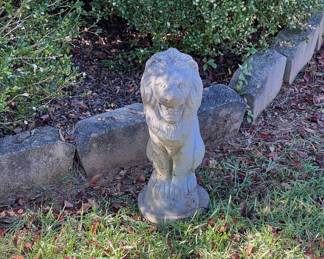 Concrete lion