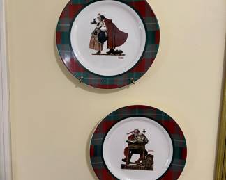 Norman Rockwell plates