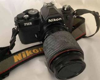 Nikon FM2 Camera And Tokina Lens