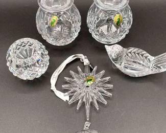 Waterford Lismore Honey Mustard Pots And More