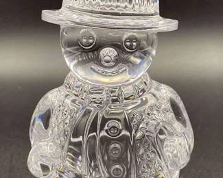 Waterford Snowman Sculpture 