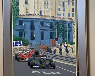 Monaco Limited Edition Serigraph By Randy Owens