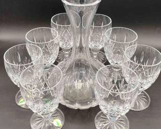 Waterford Ennis Goblets And Decanter