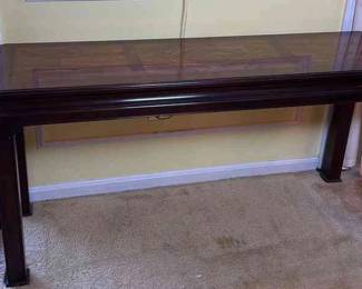 Dark Wood Sofa Table