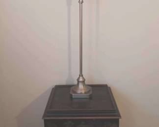 Ethan Allen Flip Top Cabinet with Ballard Design Table Lamp