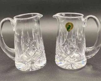 Waterford Lismore Small Pitcher Pair