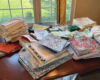 Assorted Table Linens Featuring NeimanMarcus