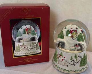 Lenox Holiday Musical Snowglobe