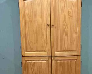 Wood Storage Cabinet 