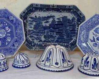 Spode Blue Room Display Plates And More