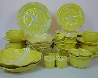 Secla Yellow Cabbage Dinnerware