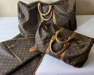 Louis Vuitton Monogram Duffle, Tote Garment Bag