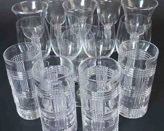 Glassware Including Longaberger and Ralph Lauren 