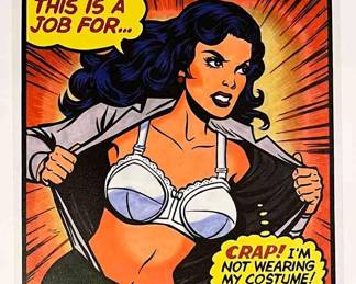 Kevin Loesch Limited Edition, Hand Signed and Numbered 2 5 Wonder Woman Giclee