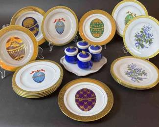 Gold Buffet Royal Gallery Dessert Salad Plates