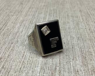 10k Gold Diamond Onyx