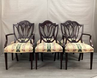 Shield Wheat Back Sheraton Style Chairs