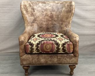 Leather & Kilim Glendinning Easy Chair