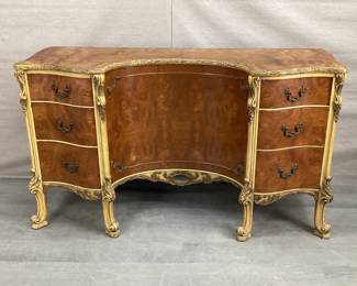 1930s Burled Romweber Vanity