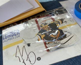 Marc Andre Fleury Signed