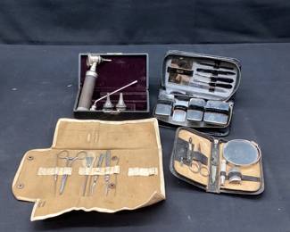 Antique Medical 7 Grooming Items