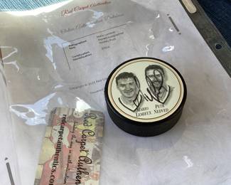 Mario Lemieux Signed Hockey Puck