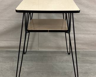 2-Tier Atomic Mid-Century Table