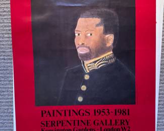 Craigie Aitchison Serpentine Gallery Poster Dec 1-Jan 24 1982 