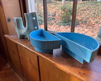 Japanese Ikebana MCM Floral Vases