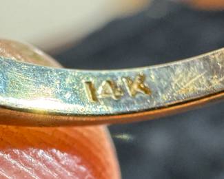 14K Gold Diamond Ring