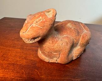 Terracotta Goat Figurine 