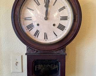 Antique Tokyo Eikosha Eightday Spring Wall Clock