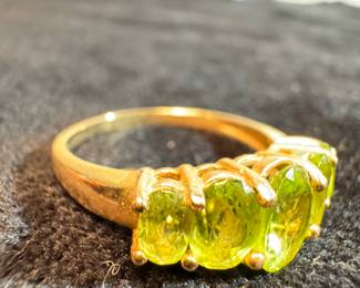 14K Gold Jeweled Ring