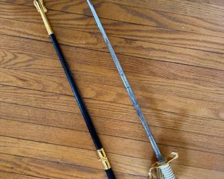 US Naval Ceremonial Sword with Scabbard