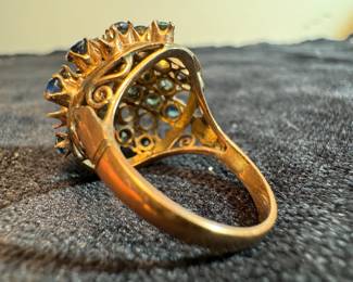 14K Gold Jeweled Ring