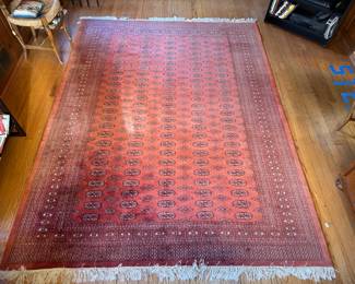 Handmade Wool Bokhara Rug (76"W x 103"L)