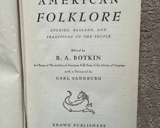 A Treasury of American Folklore by B.A. Botkin 1944